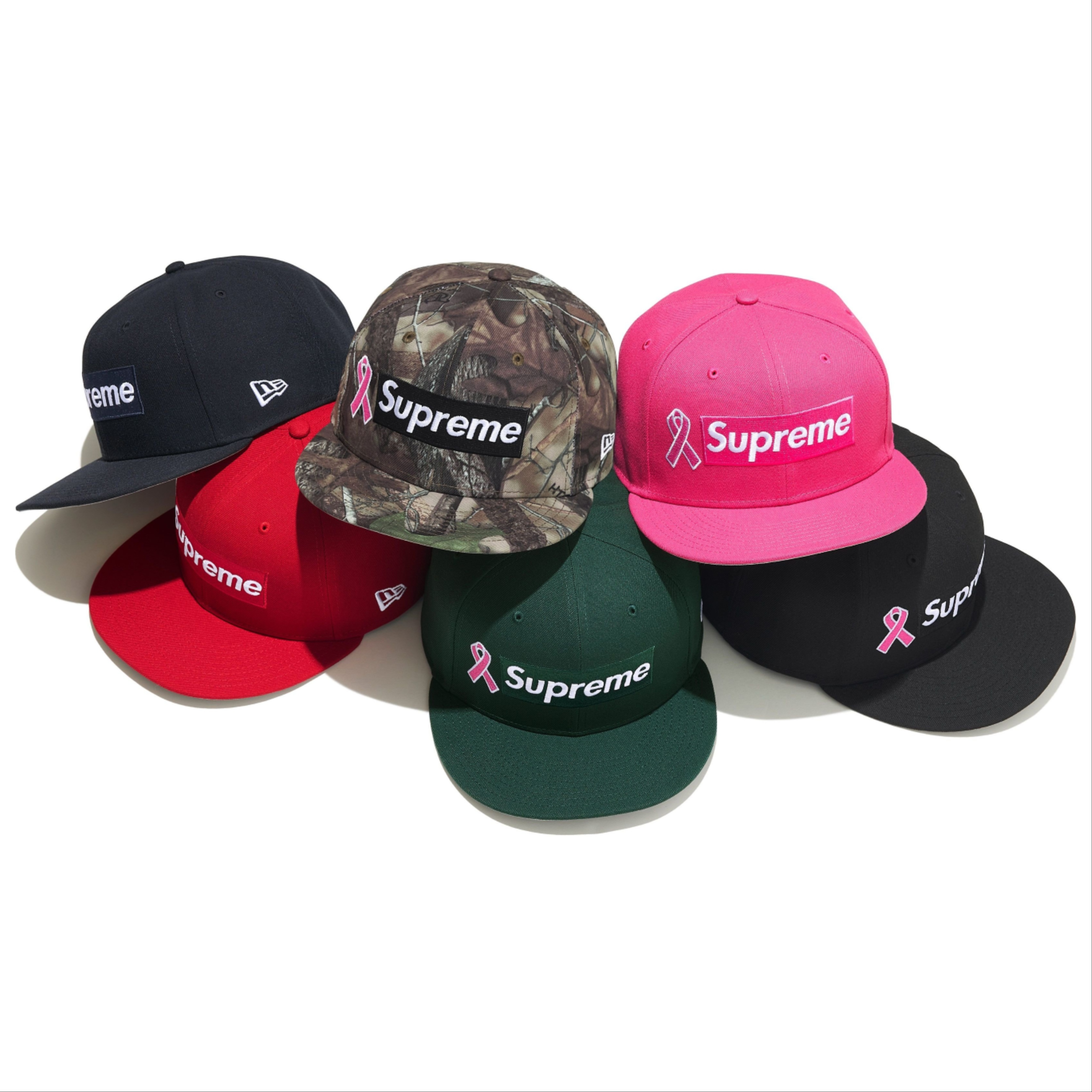 2025AW SUPREME Breast Cancer Awareness Box Logo New Era 聯名 棒球帽 帽子 現貨