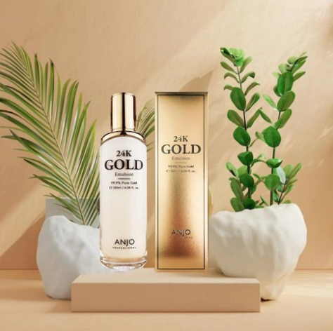 【預購】AKR090306 ANJO 24K 黃金乳液 (120ml*3支裝)