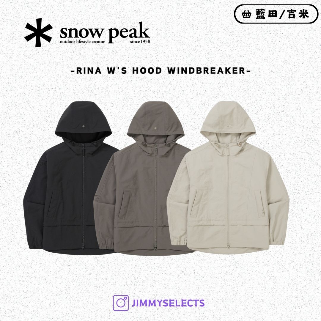 【代購】Snow Peak 雪諾必克 女 Rina Hood 連帽 風衣 外套 S25FWF-WB67