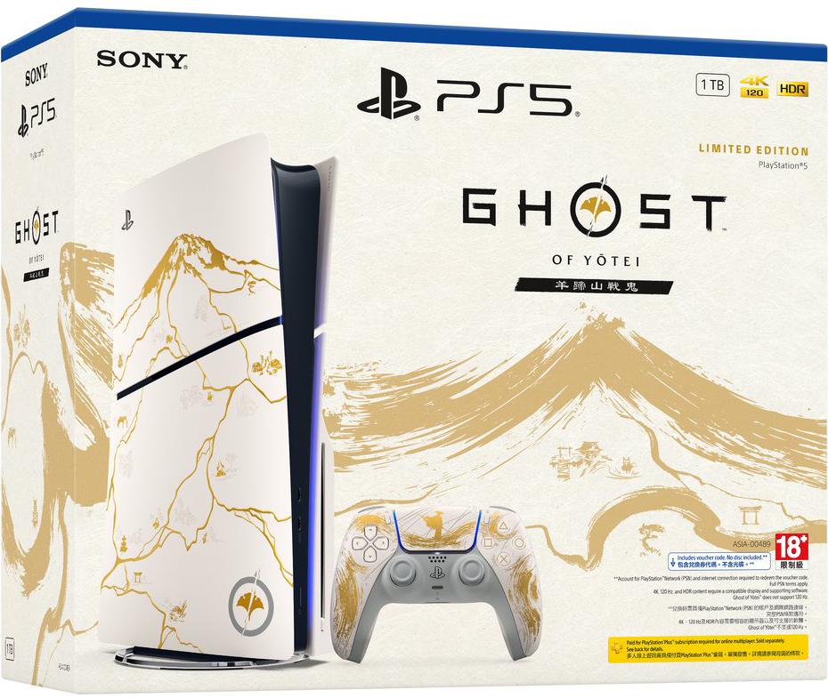 PS5 PlayStation 5 新款薄型化 台灣專用機 光碟版 羊蹄山戰鬼 特仕同梱組