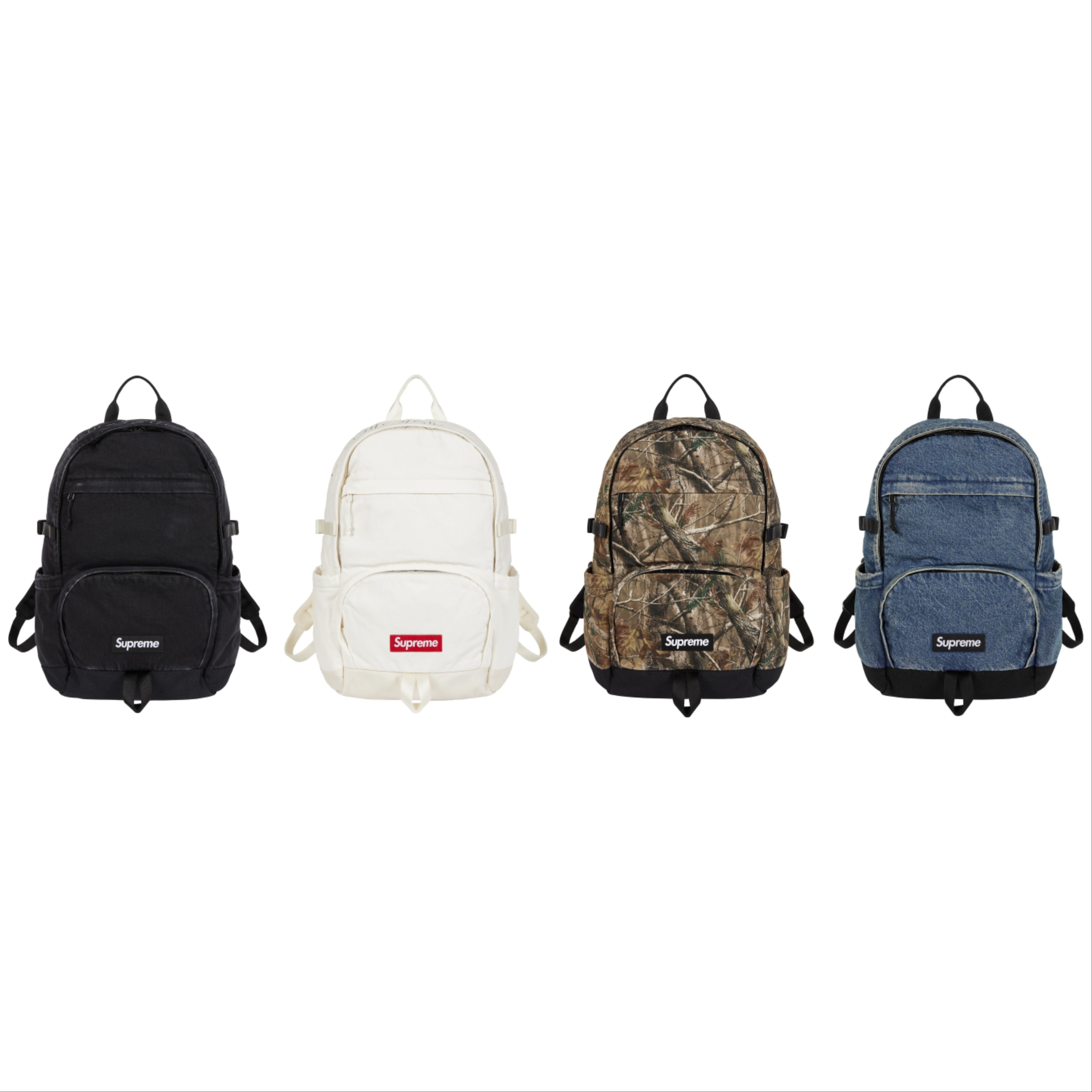 2025AW SUPREME Denim Backpack 丹寧 牛仔 樹紋 迷彩 後背包 4色 現貨