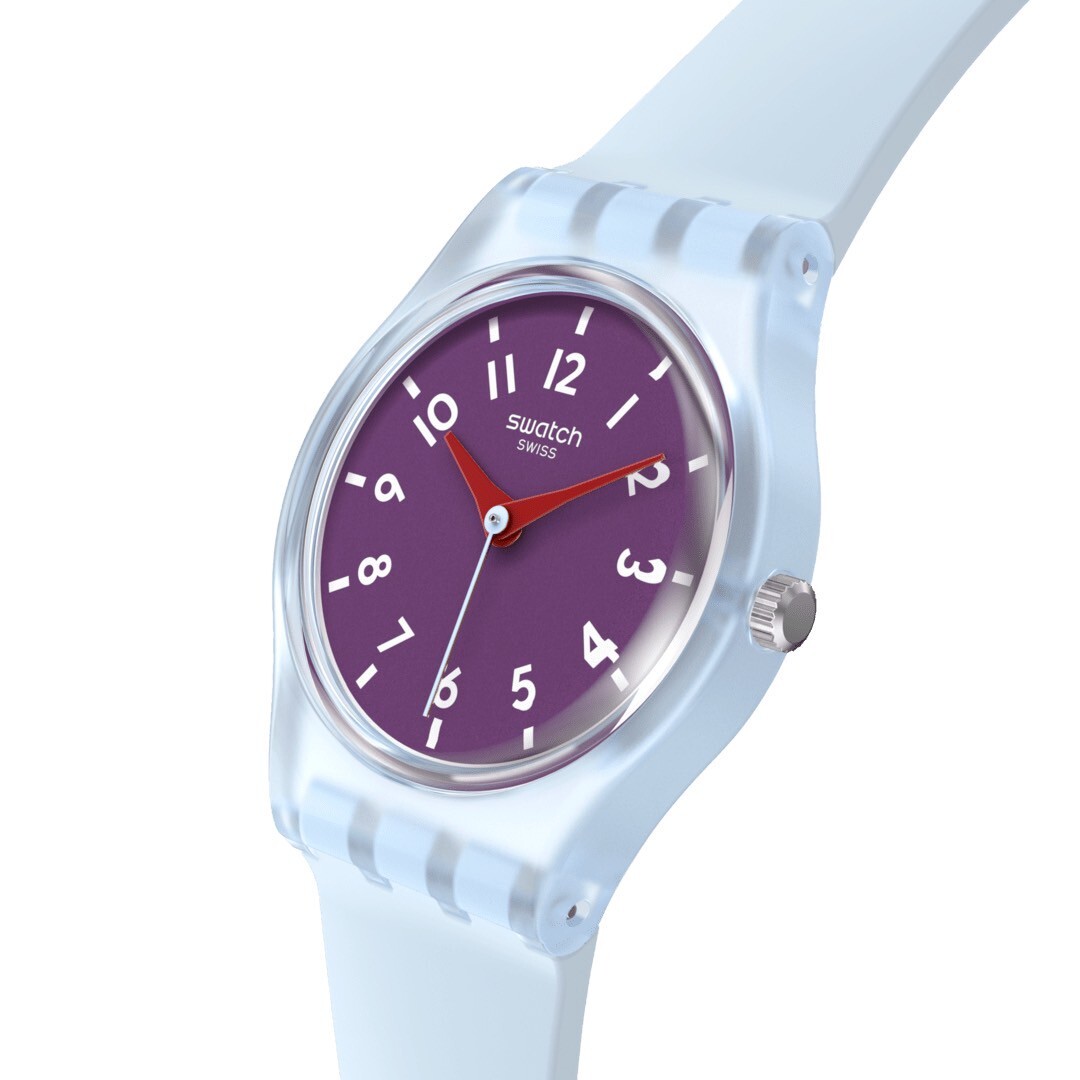 【Swatch】POWDER PLUM LL126 25mm 現代鐘錶