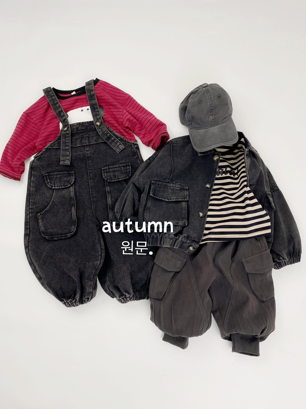 兩色日系條紋上衣