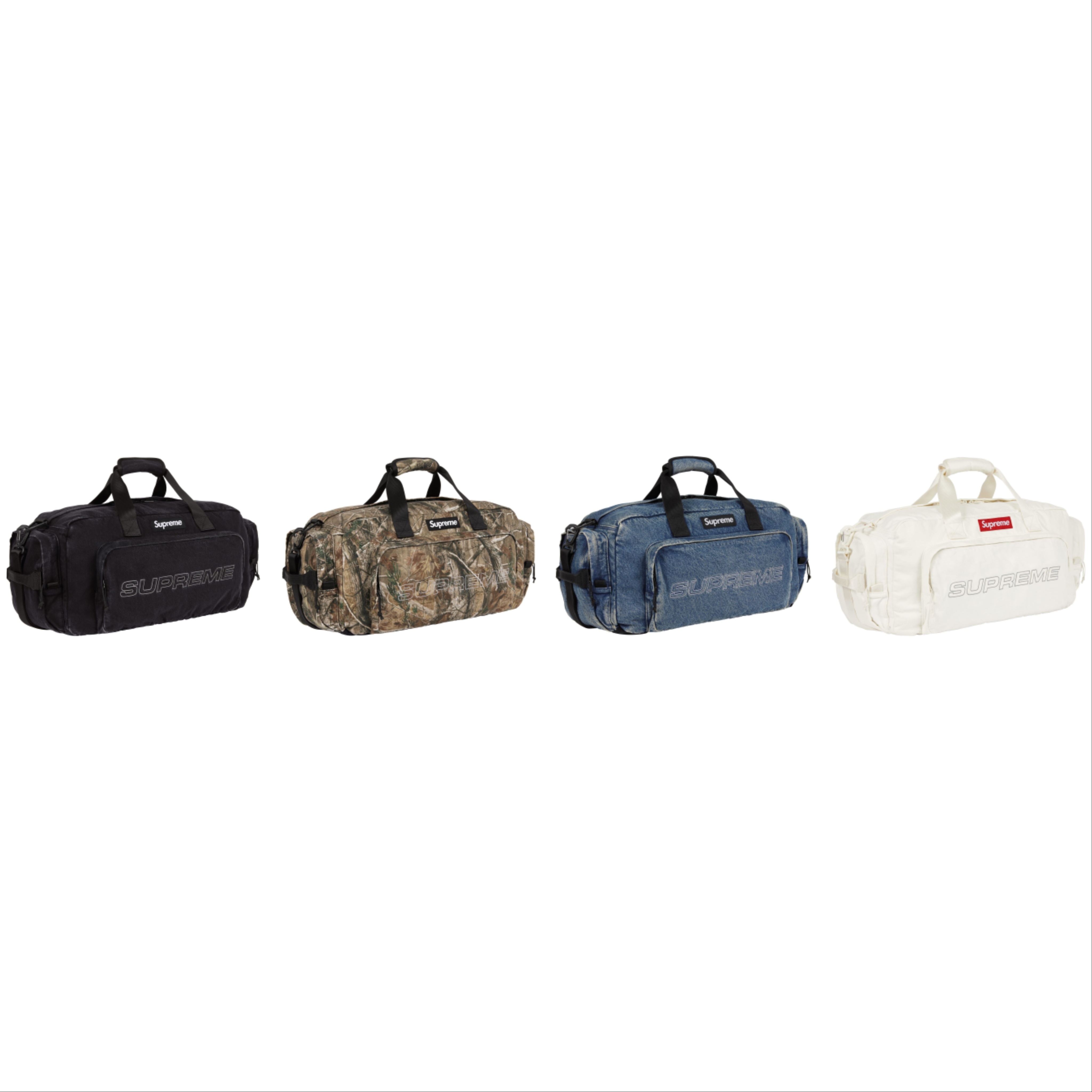 2025AW SUPREME Denim Duffle Bag 丹寧 樹紋 迷彩 波士頓包 旅行袋 手提包 4色 現貨