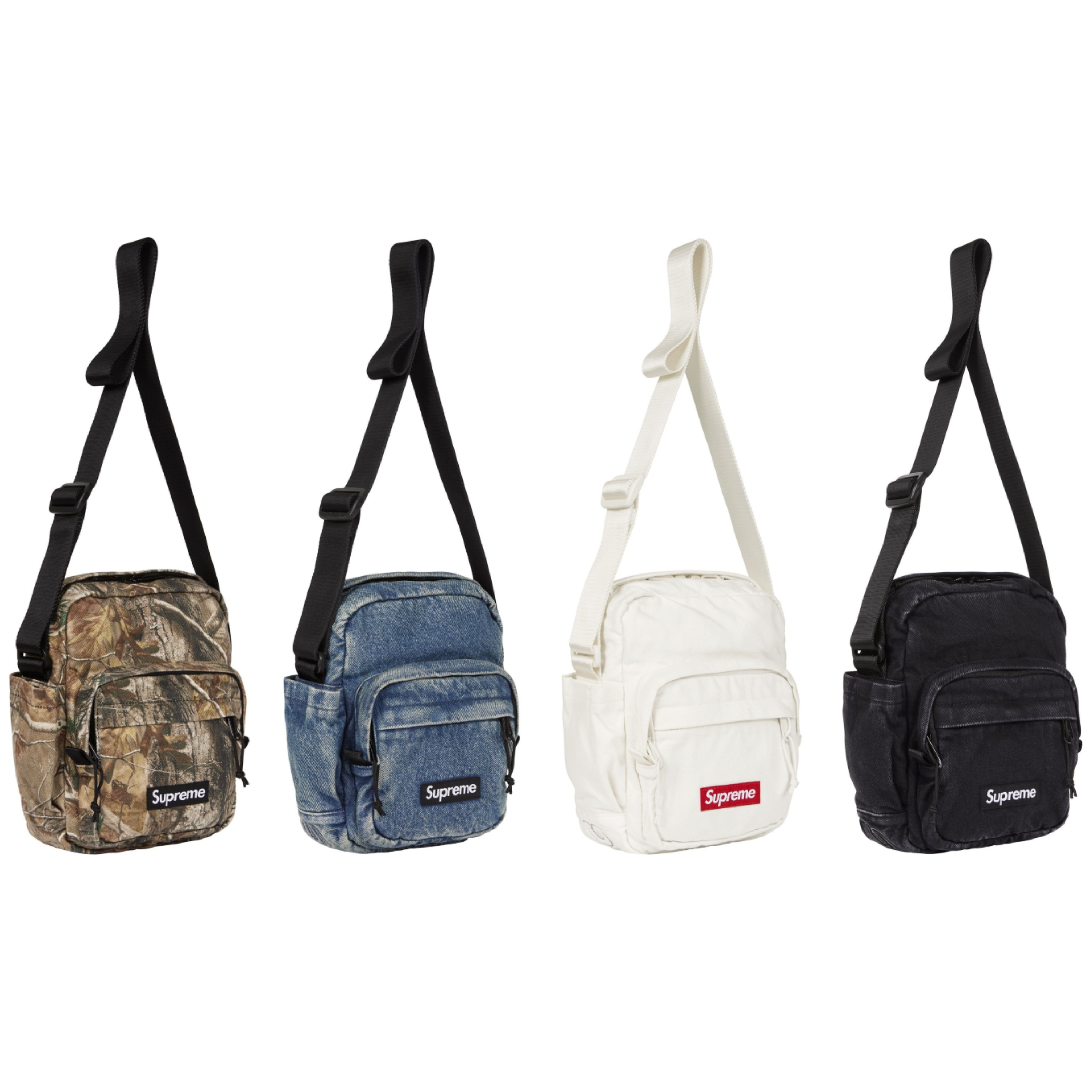 2025AW SUPREME Denim Shoulder Bag 丹寧 樹紋 迷彩 相機包 側背包 4色 現貨