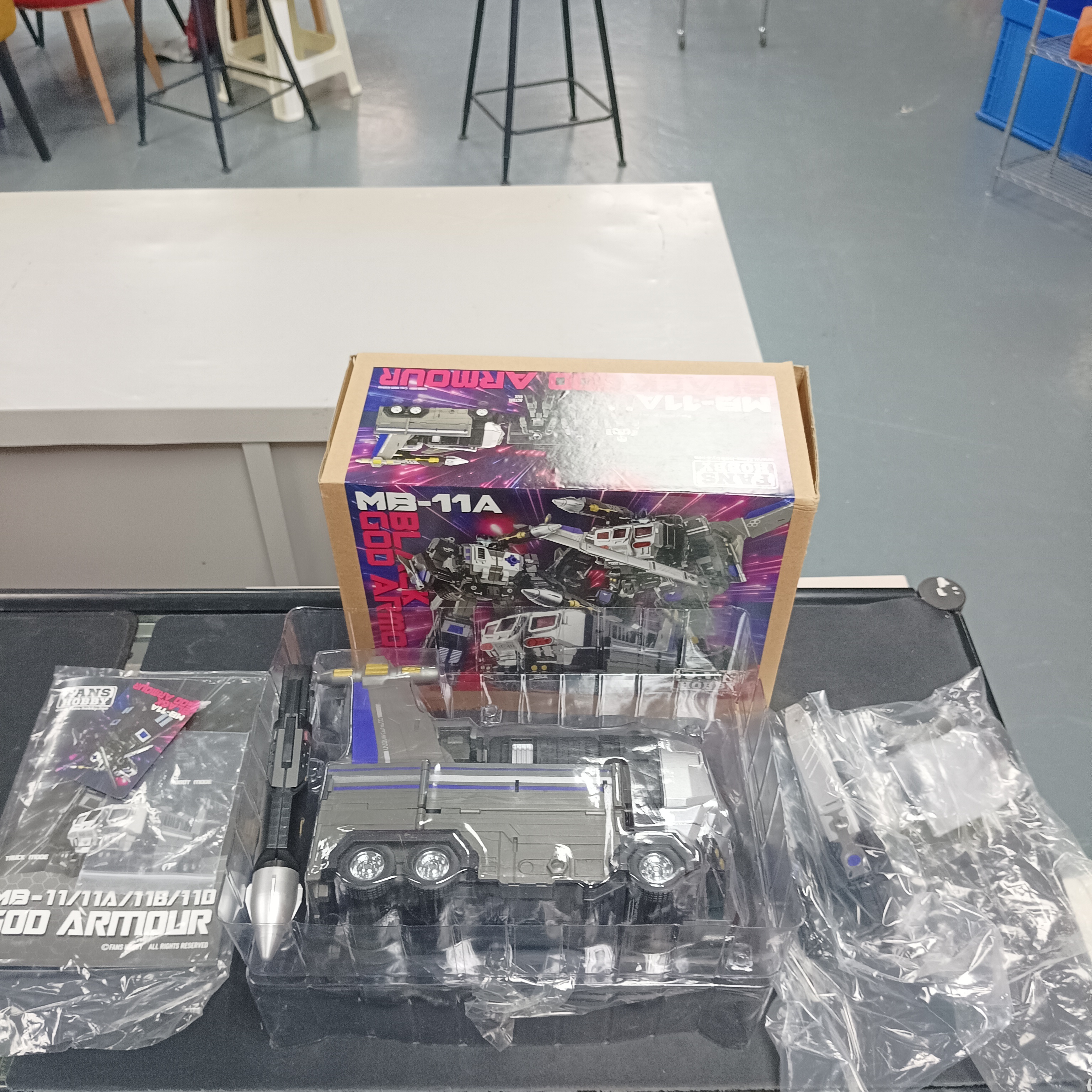 寄賣-變形金剛-Fanshobby MB-11A BLACK GOD ARMOUR