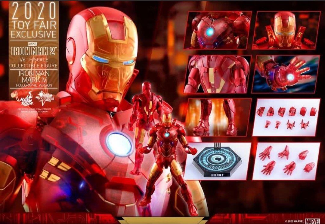Hottoys MMS568 Iron Man 2 Mark IV Holographic version 全息影像版