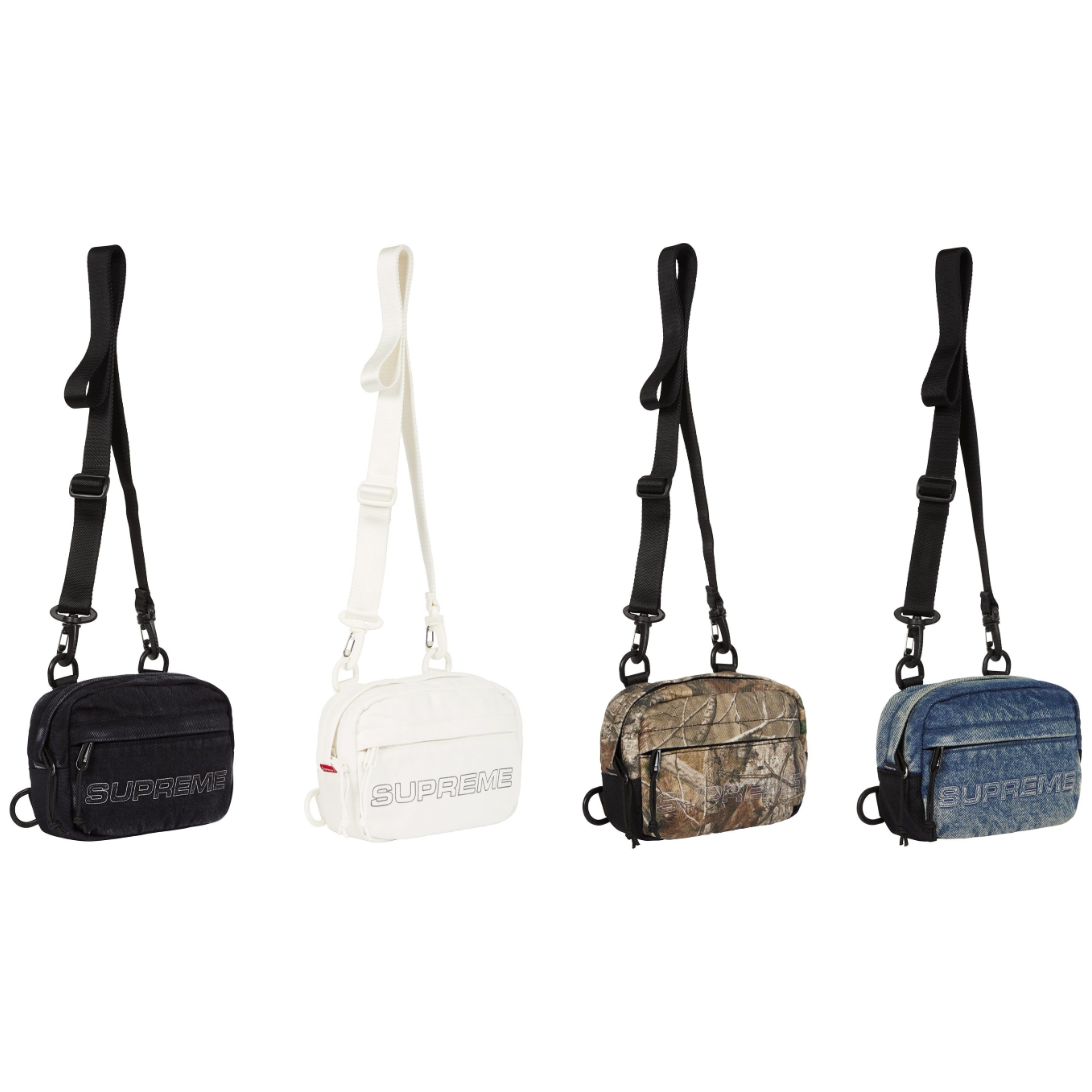 2025AW SUPREME Denim Mini Shoulder Bag 丹寧樹紋迷彩記者包迷你