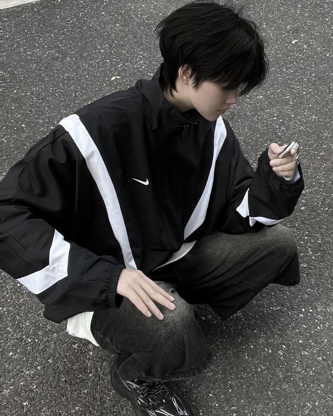 <超殺折扣>Nike Icon 復古 線條 背後Logo 風衣 外套 夾克 2色