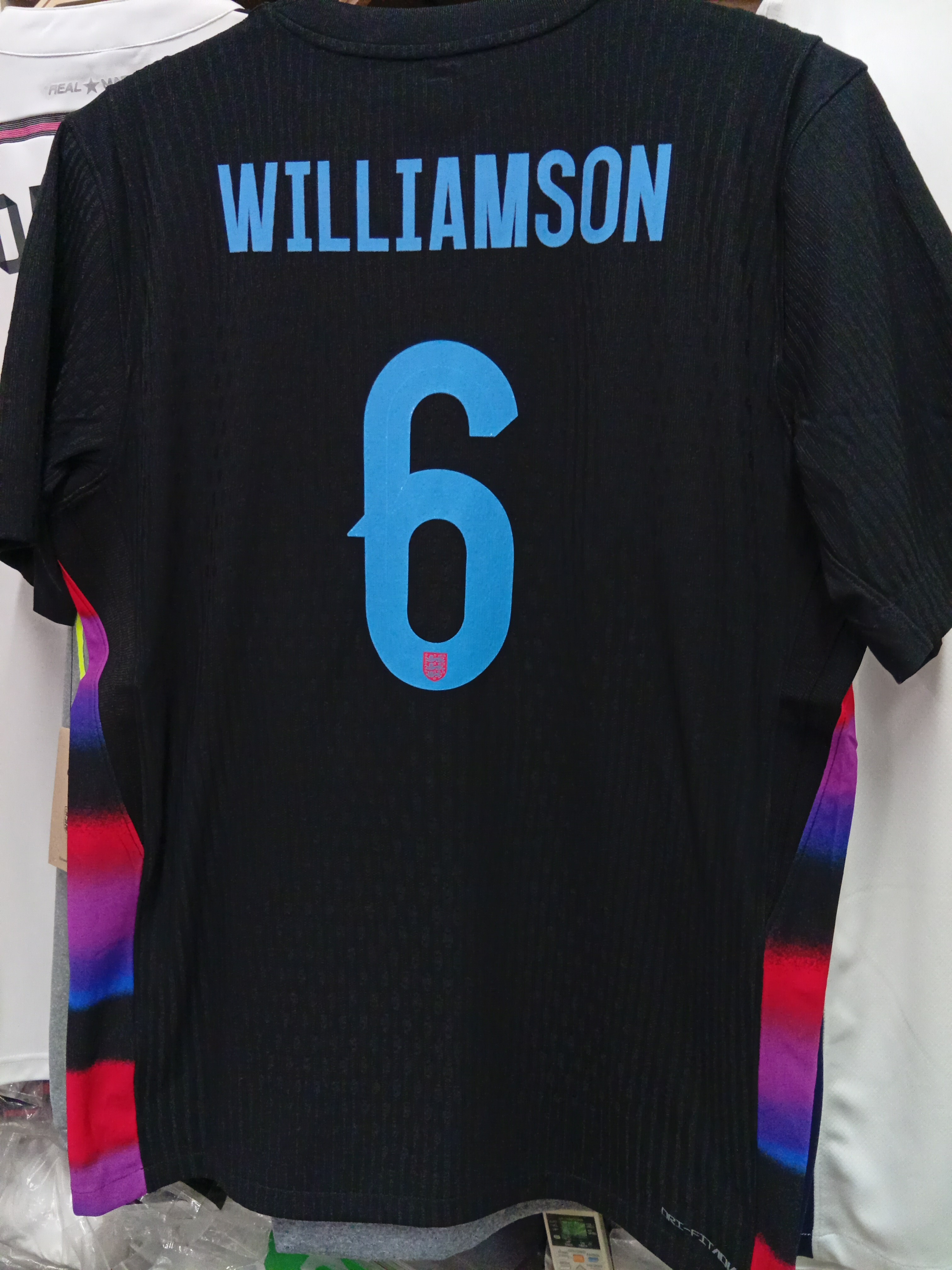 2025英格蘭女子國家隊作客球員版球衣