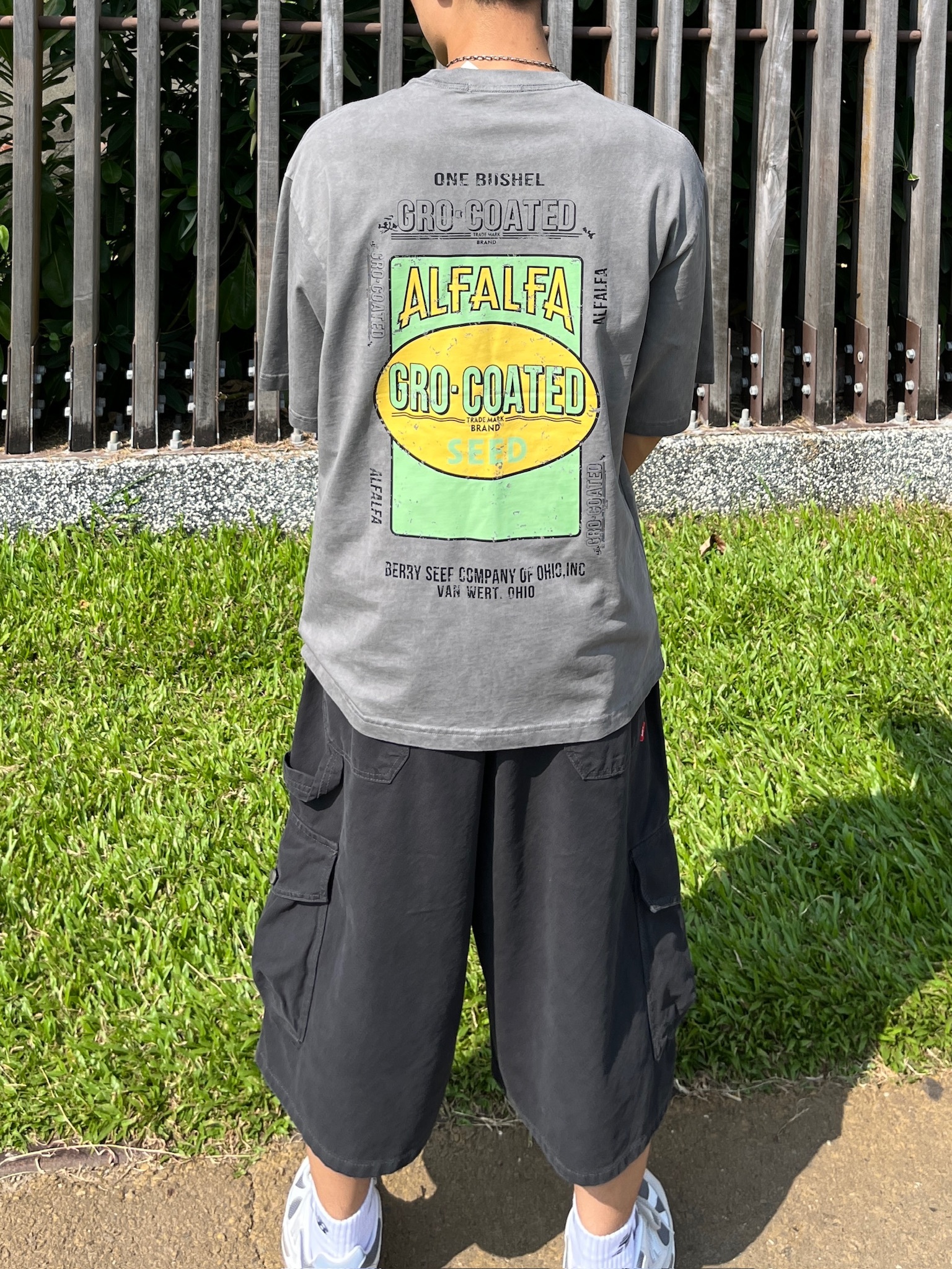 Select By Yourˊs 復古標寬鬆水洗Tee (2colors)