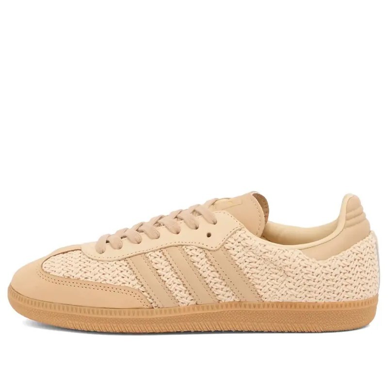 KTQ STORE ‧ Adidas Originals Samba OG 焦糖奶茶 編織 奶茶色 金標 復古鞋 JR9446