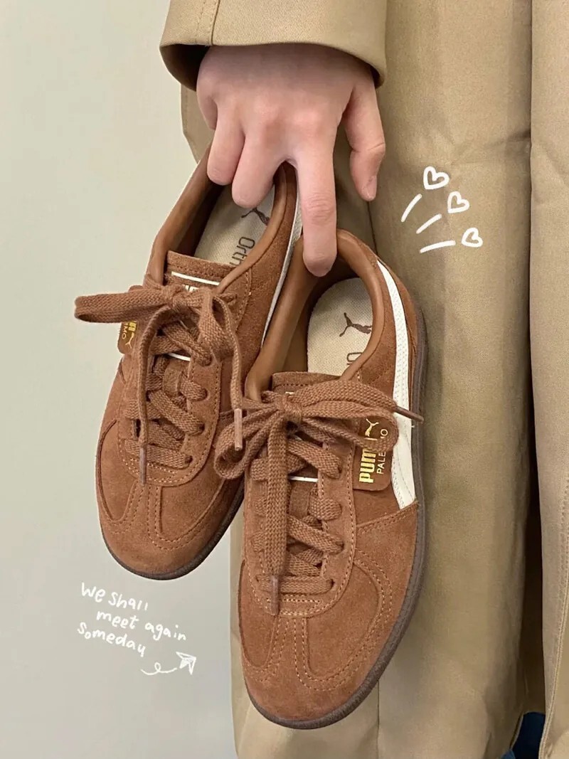 KTQ STORE ‧ Puma Palermo 可可牛奶 棕色 德訓鞋 咖啡色 金標 男女鞋 396463-56