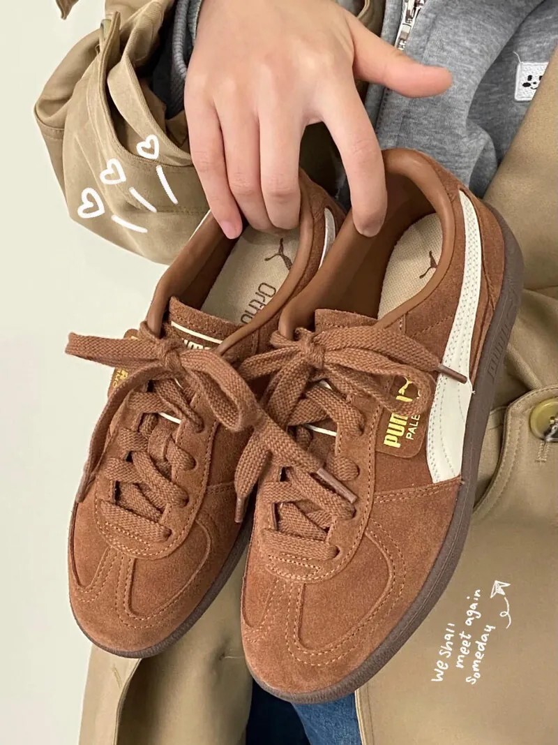 KTQ STORE ‧ Puma Palermo 可可牛奶 棕色 德訓鞋 咖啡色 金標 男女鞋 396463-56