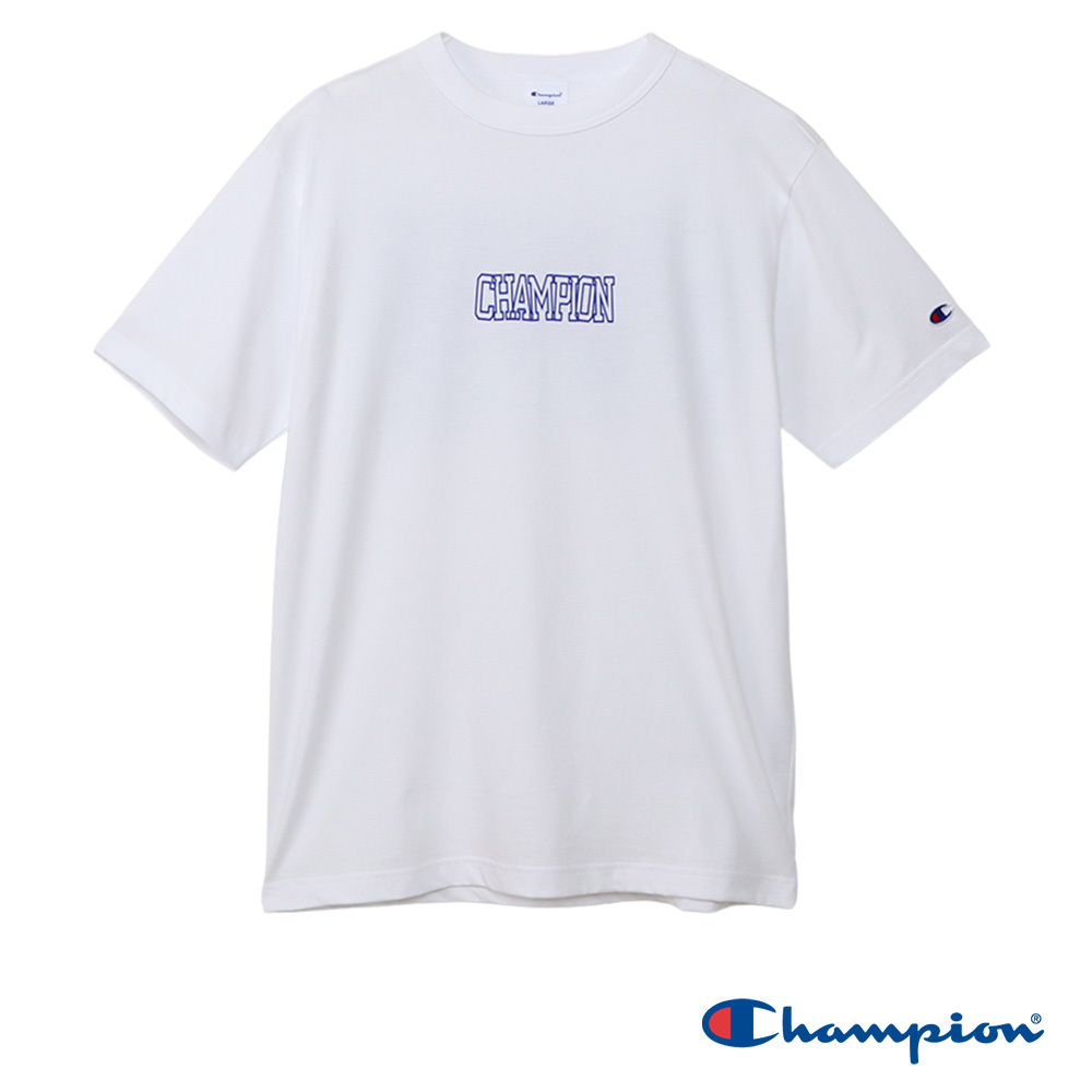 男款-BASIC LOGO印花短袖TEE-白色（C3-B338-010）