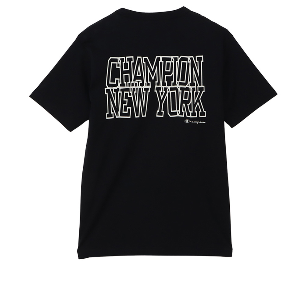 男款-BASIC LOGO印花短袖TEE-黑色（C3-B338-090）