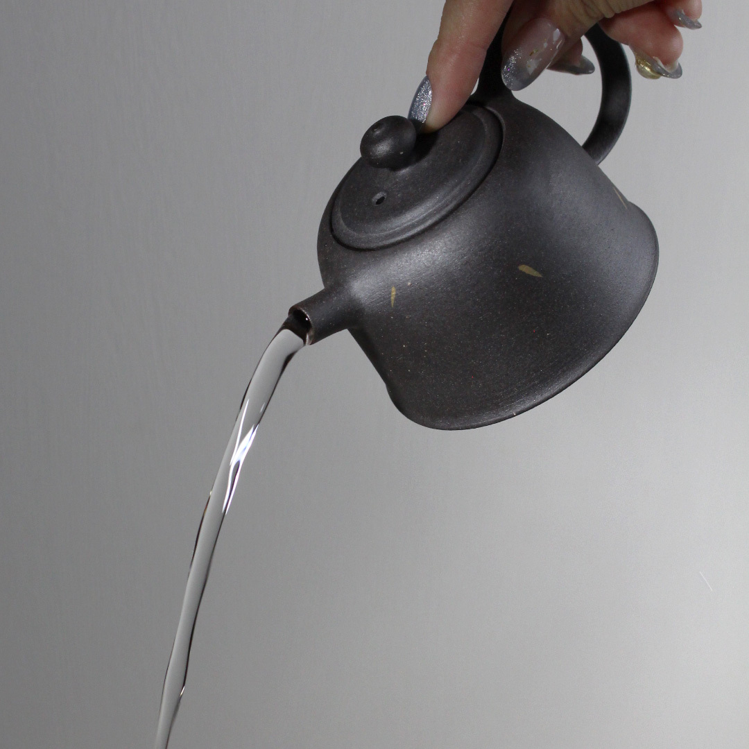 墨泥點金日式侘寂壺Y004O