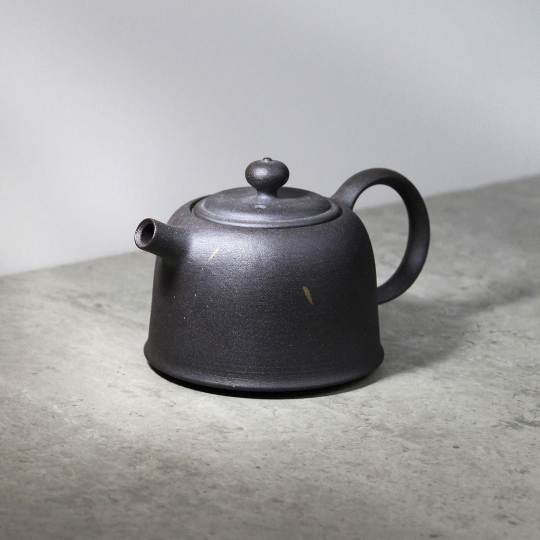 墨泥點金日式侘寂壺Y004O