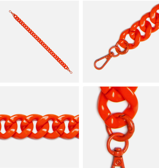 [S] LE.JUNEV SLING CHAIN,ORANGE, SLJV45 (SLJV45)