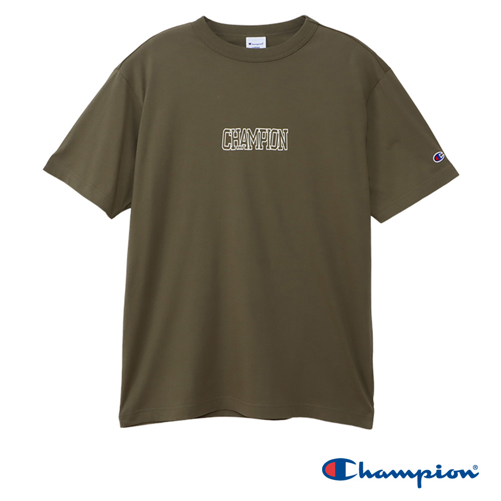 男款-BASIC LOGO印花短袖TEE-橄欖綠（C3-B338-655）