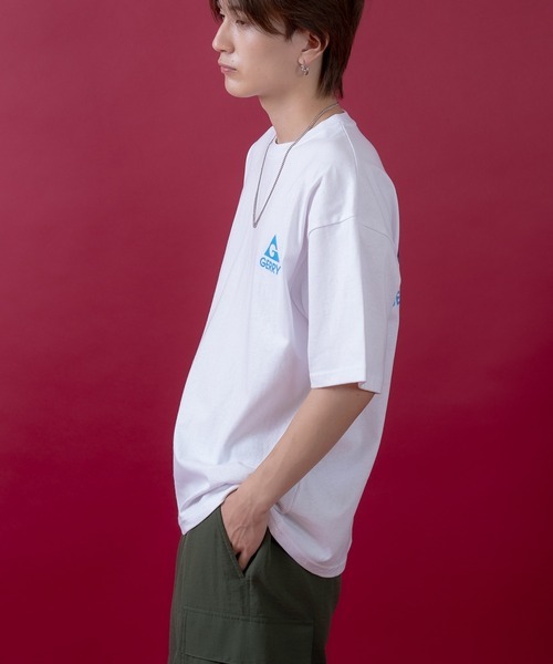 日本 Gerry Mountain Box Logo Print T-Shirt