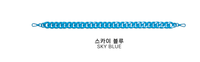 [S] LE.JUNEV BEADS STRAP,BLUE, SLJV55 (SLJV55)