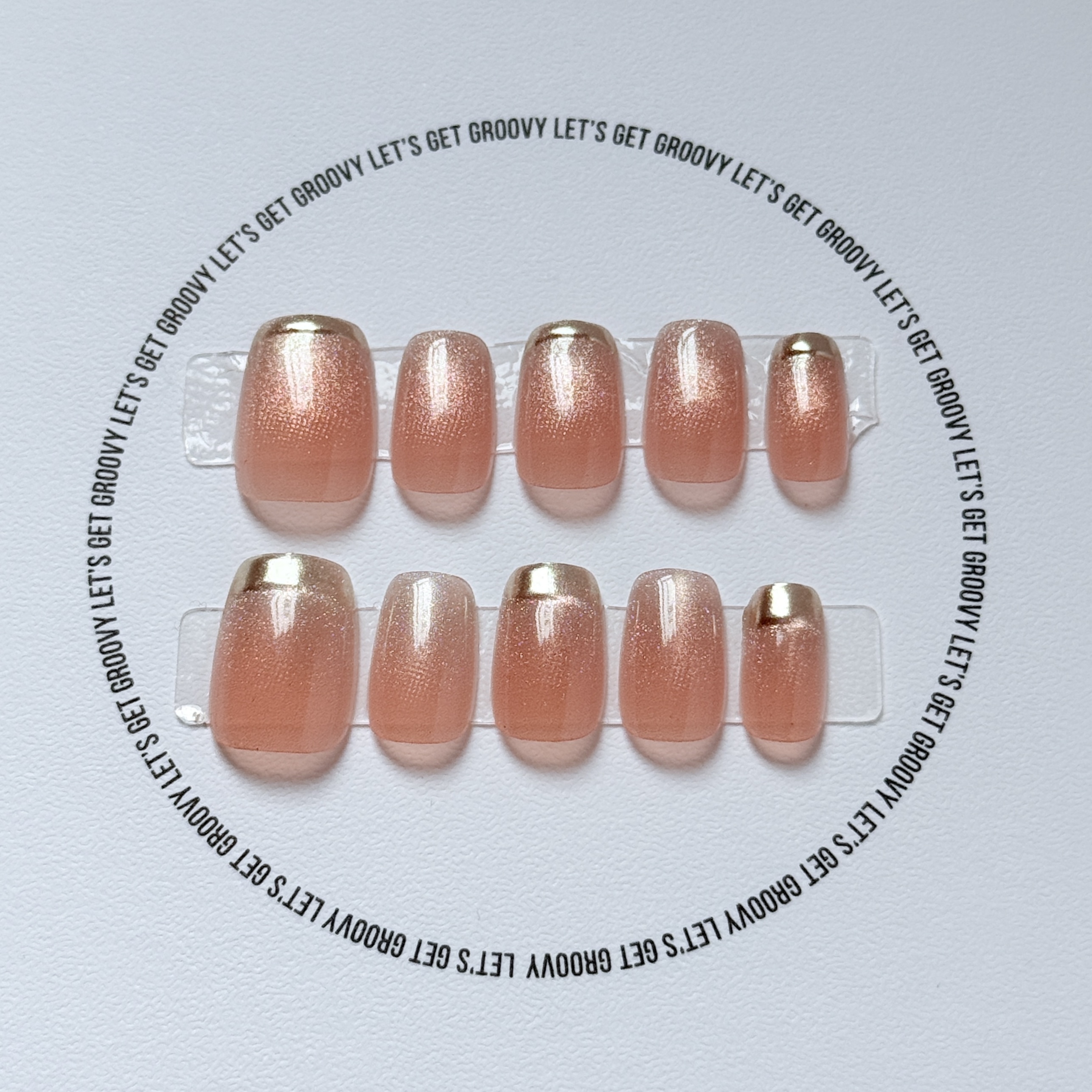 Slay ︳Gold Thin French Style。Nude Color