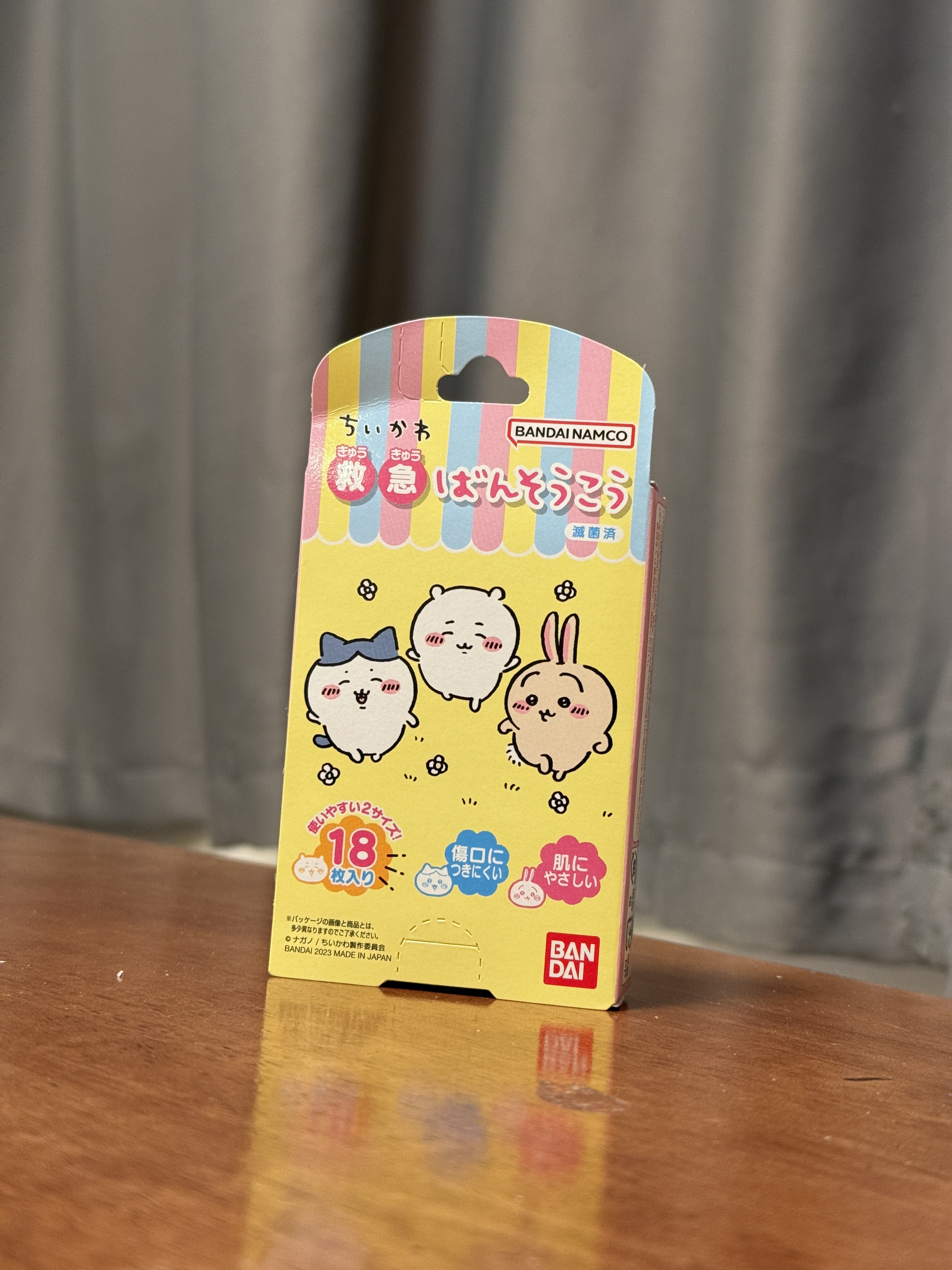 日本大熱 Chiikawa，Pokemon，角落生物 超可愛消毒膠布