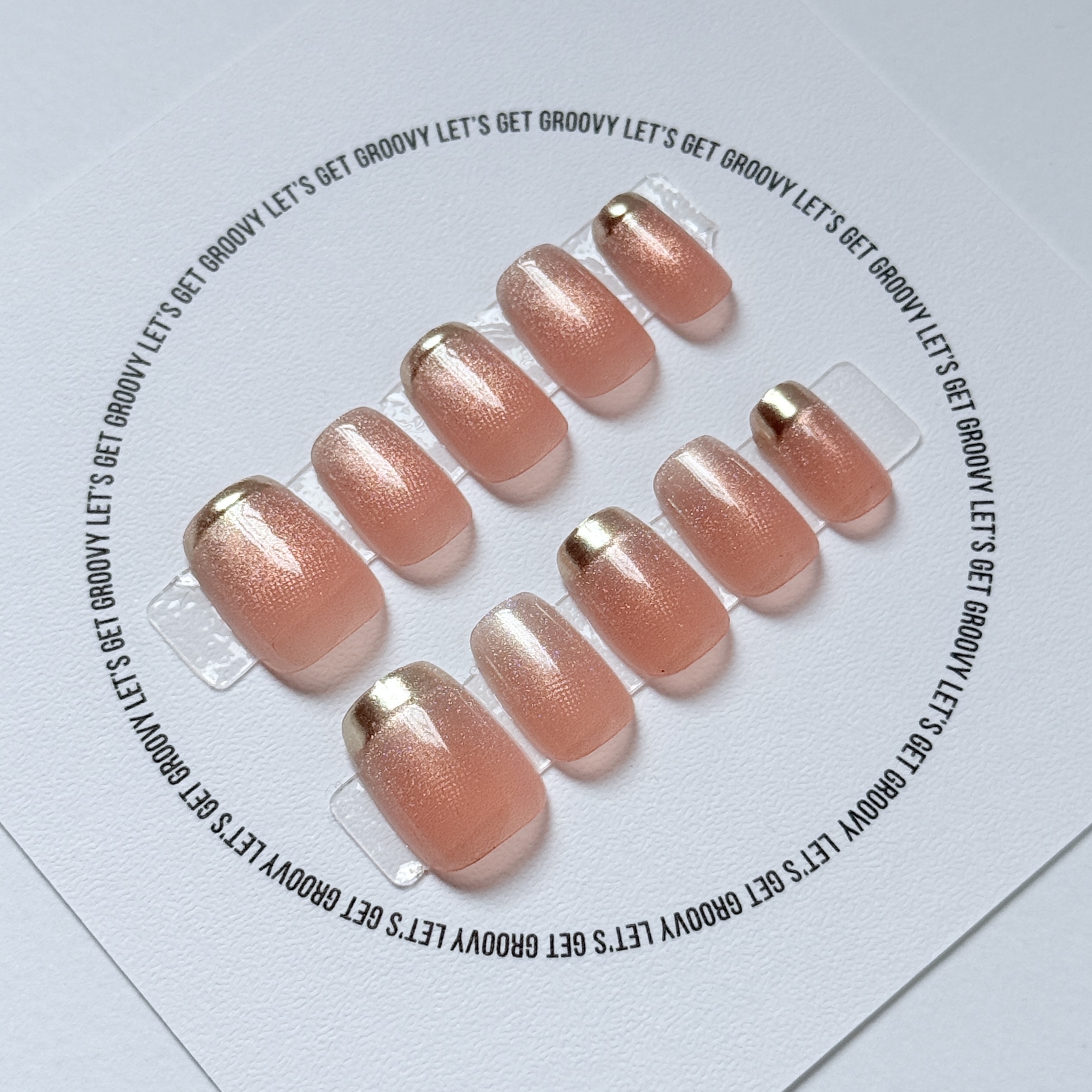 Slay ︳Gold Thin French Style。Nude Color