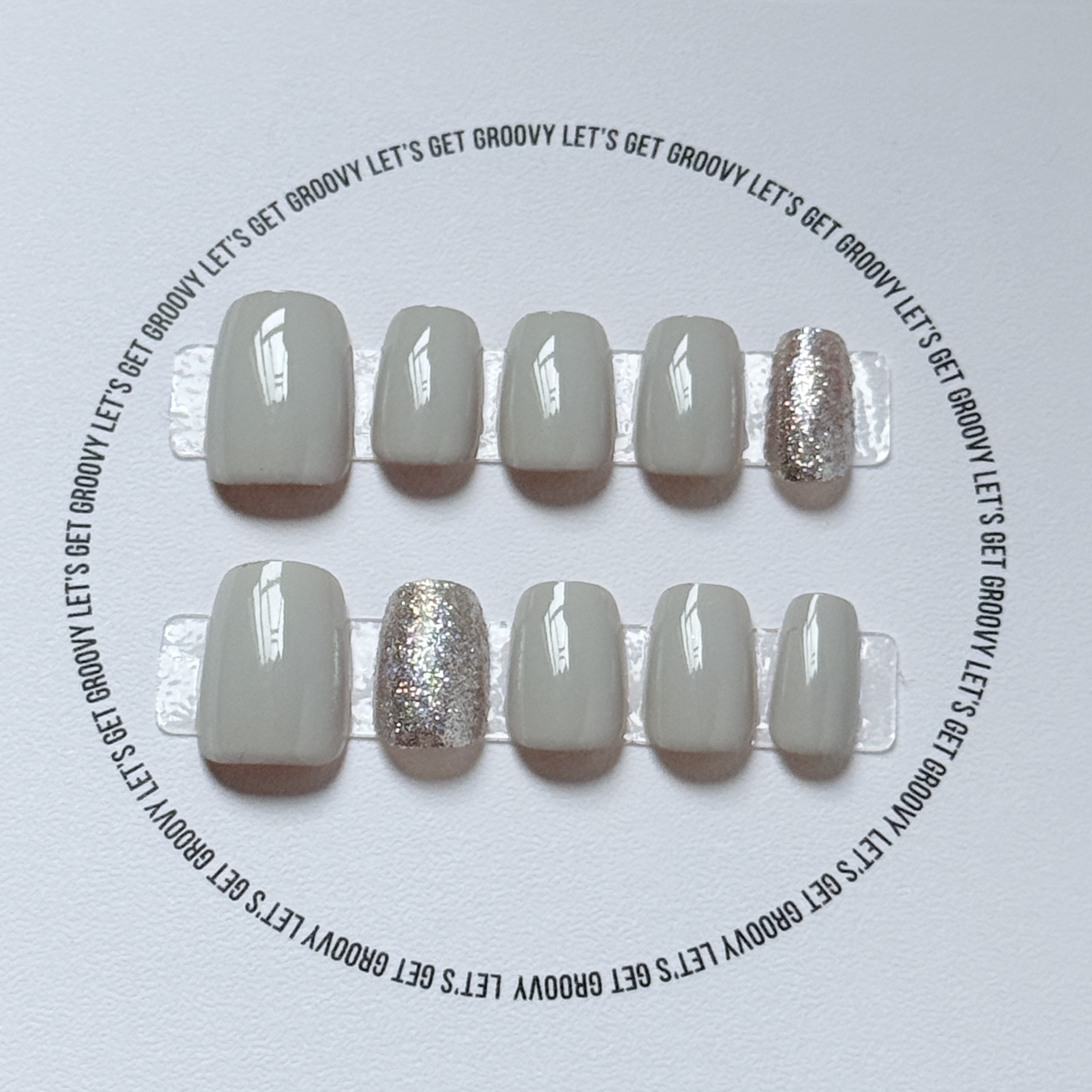 Slay ︳Light Gray。Silver Flake