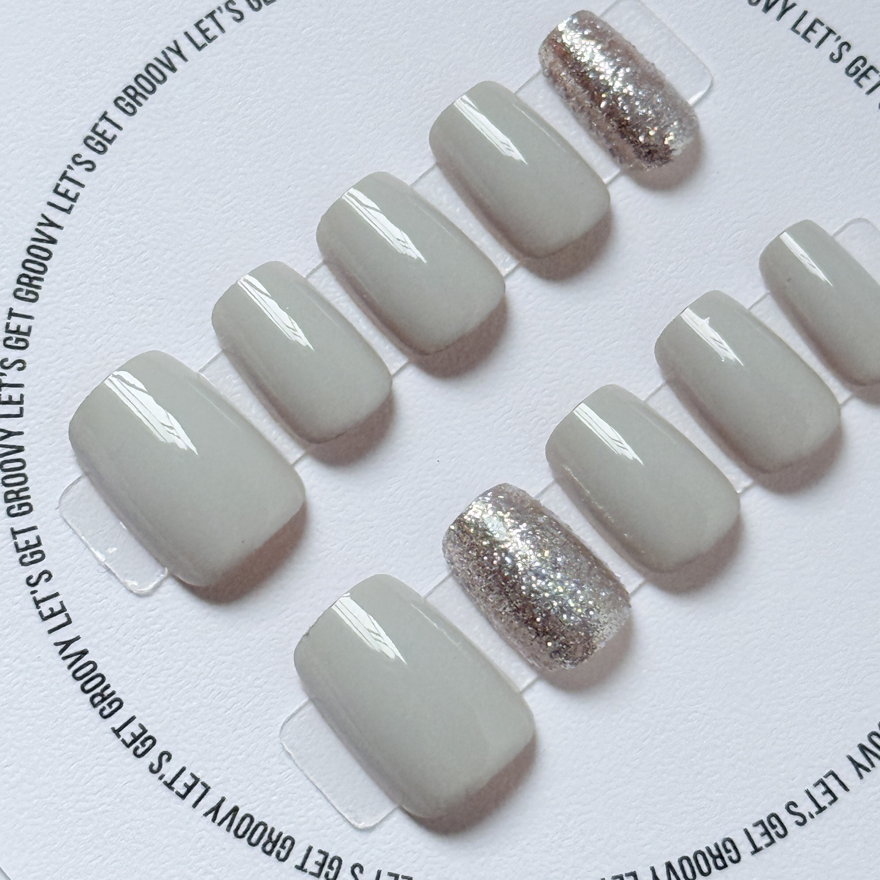 Slay ︳Light Gray。Silver Flake