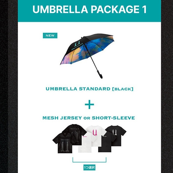 現貨，請單獨下單┃大阪 GD G-DRAGON 權志龍 展覽MD 周邊 雨傘 直傘 組合包