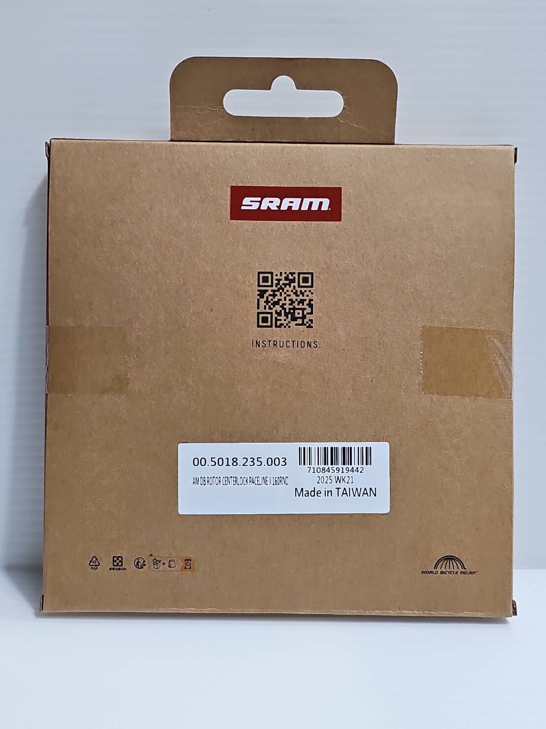 SRAM RED E1 Paceline X 碟盤 RT-PLN-X-A1 中心鎖入式碟盤 00.5018.235.002 (140mm) 00.5018.235.003 (160mm)