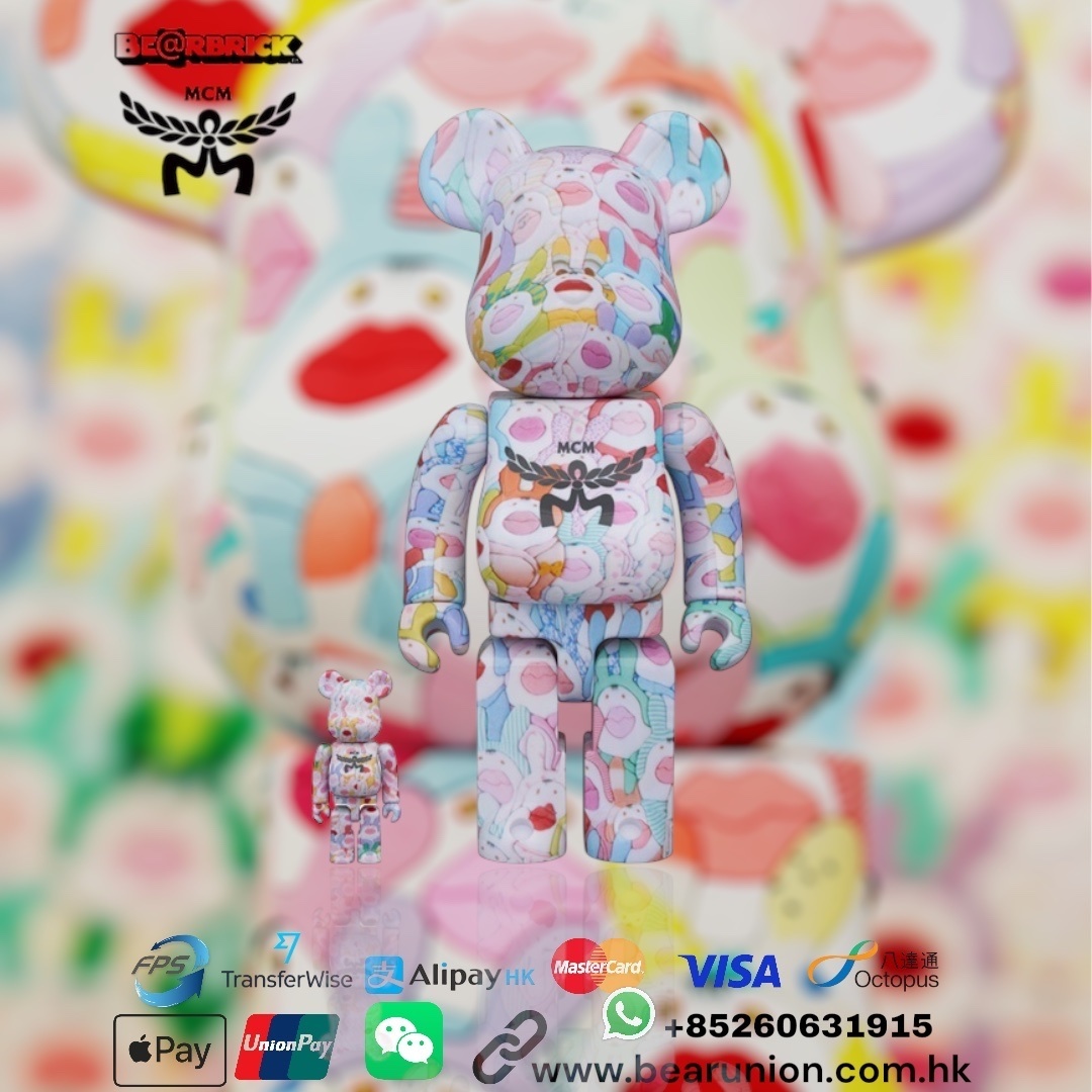 🎏預訂🎏 Bearbrick 400% 100% MCM × ken yashiki