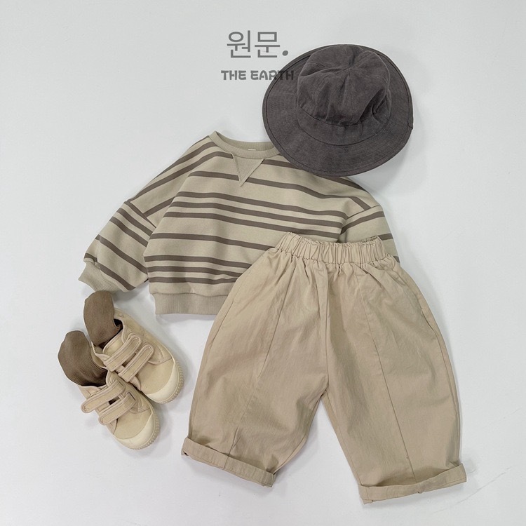 兩色撞色條紋上衣