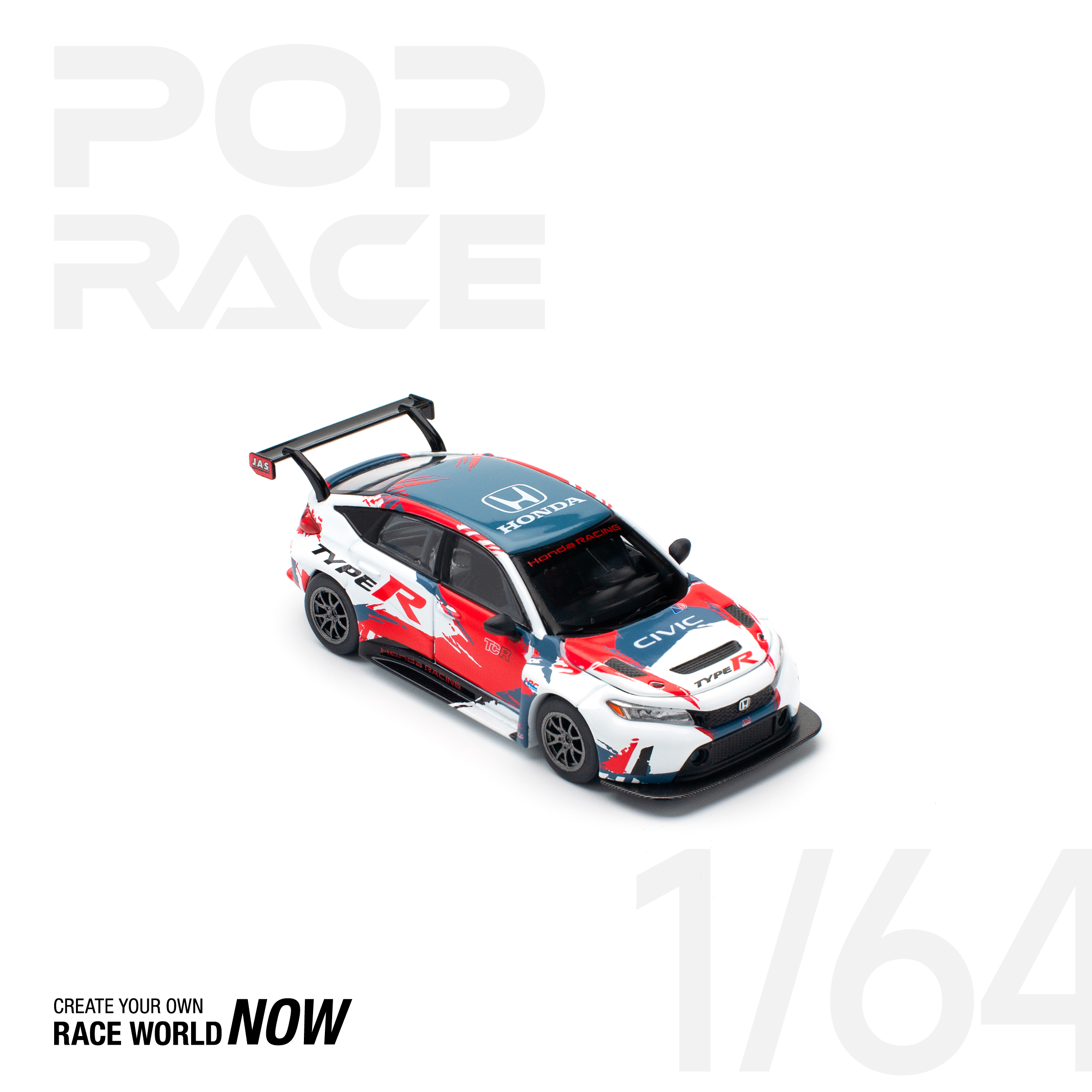 POPRACE 1/64 HONDA CIVIC TYPE-R (FL5) TCR - PRESENTATION