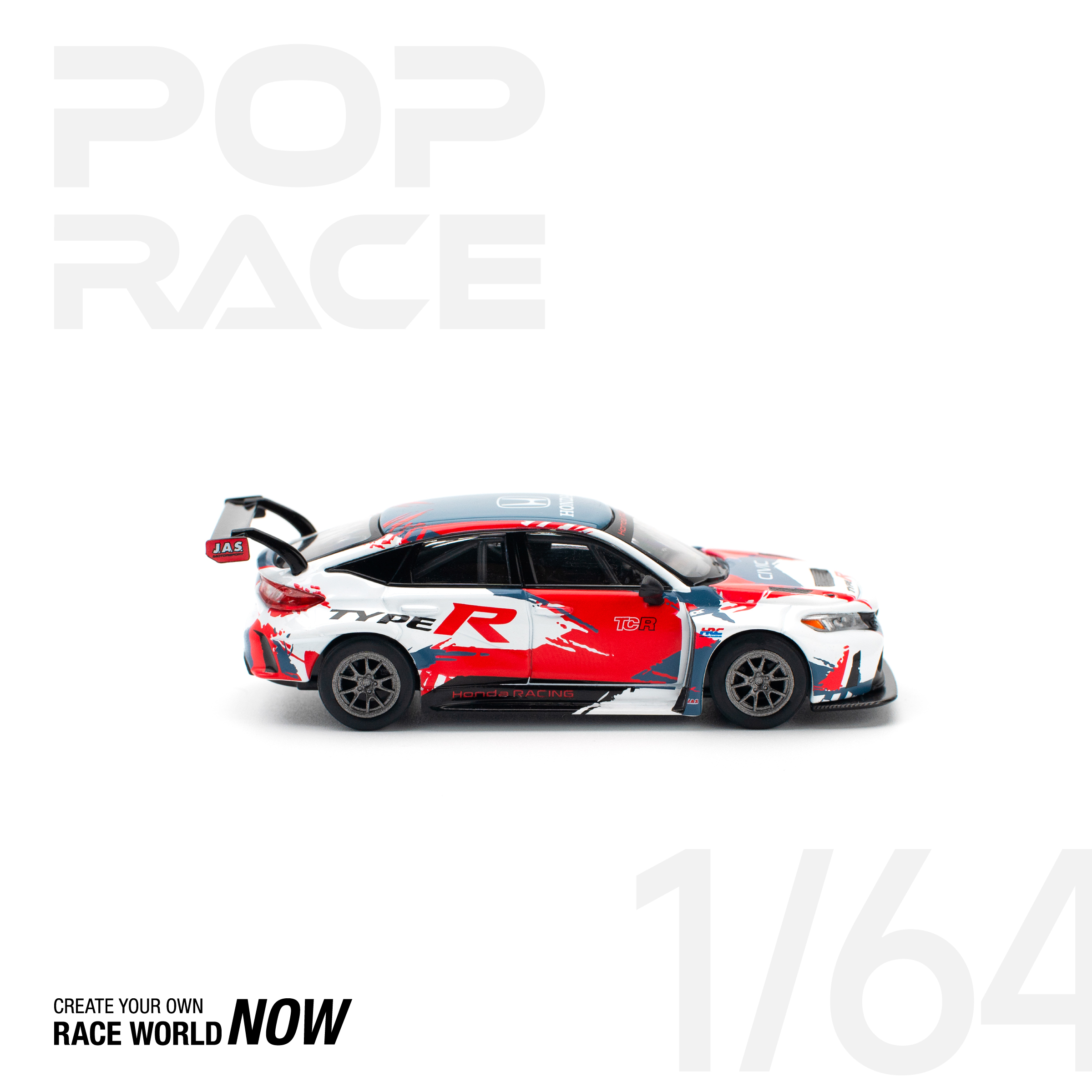 POPRACE 1/64 HONDA CIVIC TYPE-R (FL5) TCR - PRESENTATION