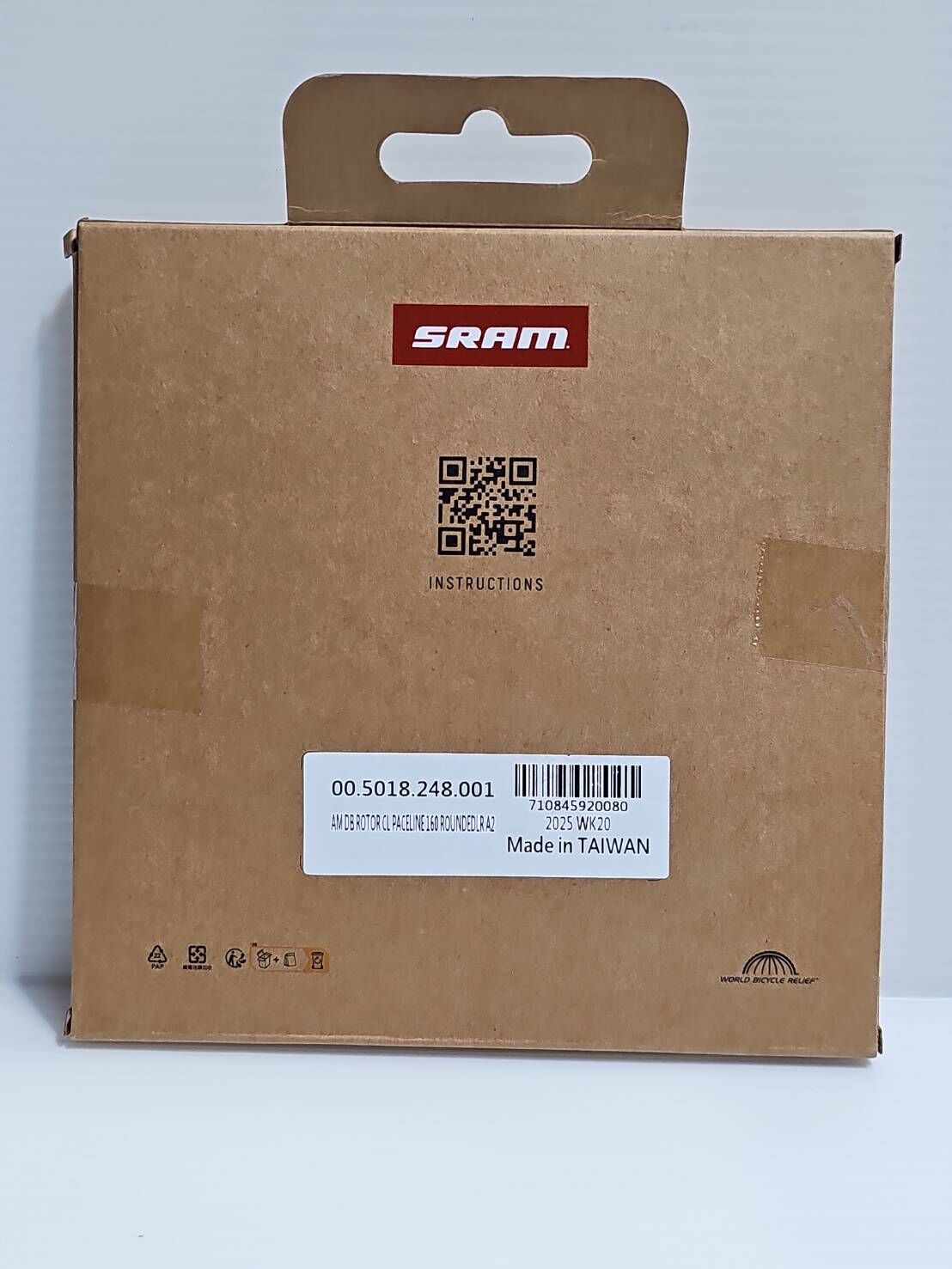 SRAM RIVAL E1 碟盤 Paceline Rotor 中心鎖入式碟盤 00.5018.248.001 (160mm) 00.5018.248.000 (140mm)
