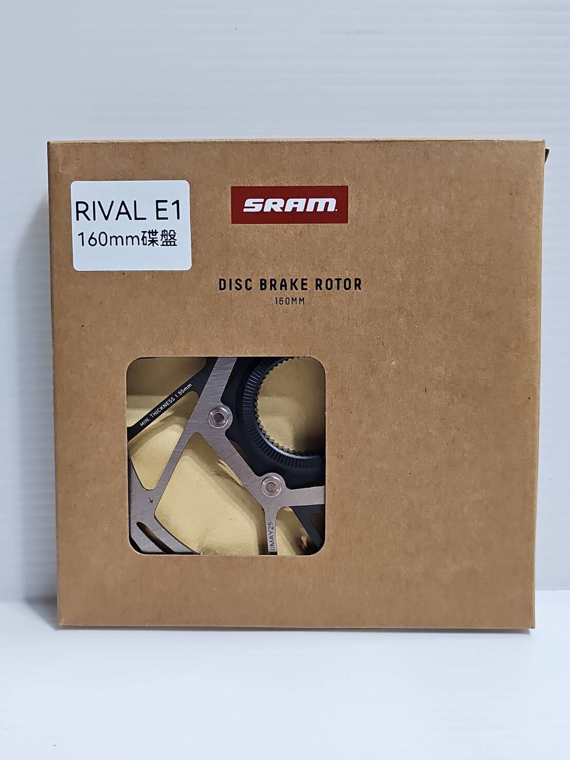 SRAM RIVAL E1 碟盤 Paceline Rotor 中心鎖入式碟盤 00.5018.248.001 (160mm) 00.5018.248.000 (140mm)