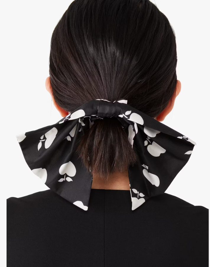 [S] KATE SPADE KS1003284 APPLE DOT HAIR TIE,BLACK, 722947398483 (SKS331)