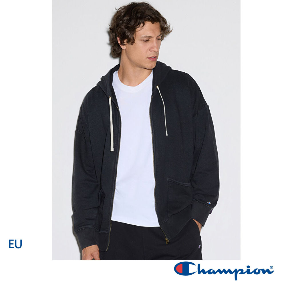 男款-ROCHESTER復古 口袋 連帽 外套-黑色（220745-KK001）