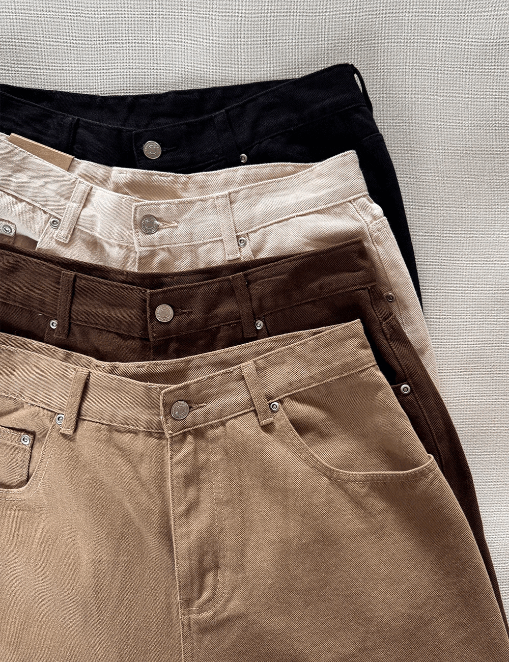 Mod 棉質寬鬆休閒褲