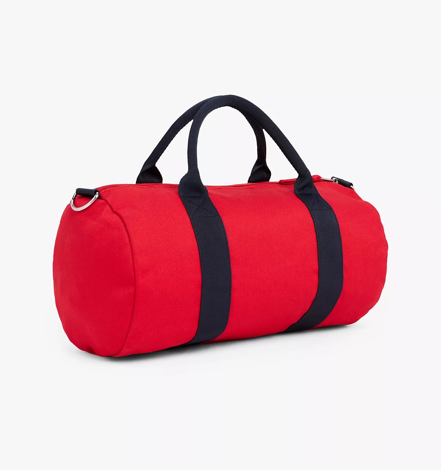 [S] TOMMY HILFIGER RED 6944610 KIDS FLAG STRIPE LOGO DUFFLE BAG, 631620602765 (STH1187)