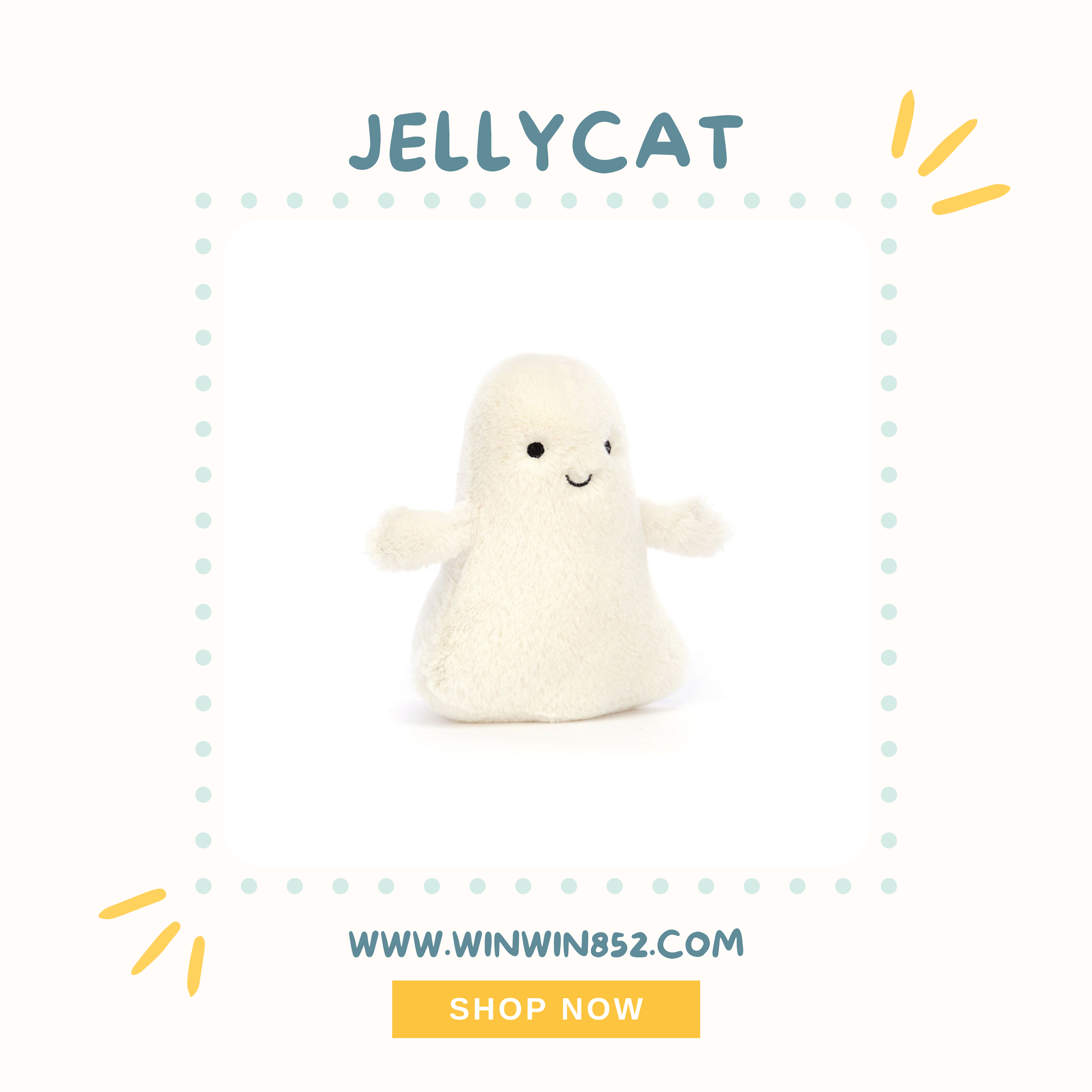 Jellycat Ooky Ghost