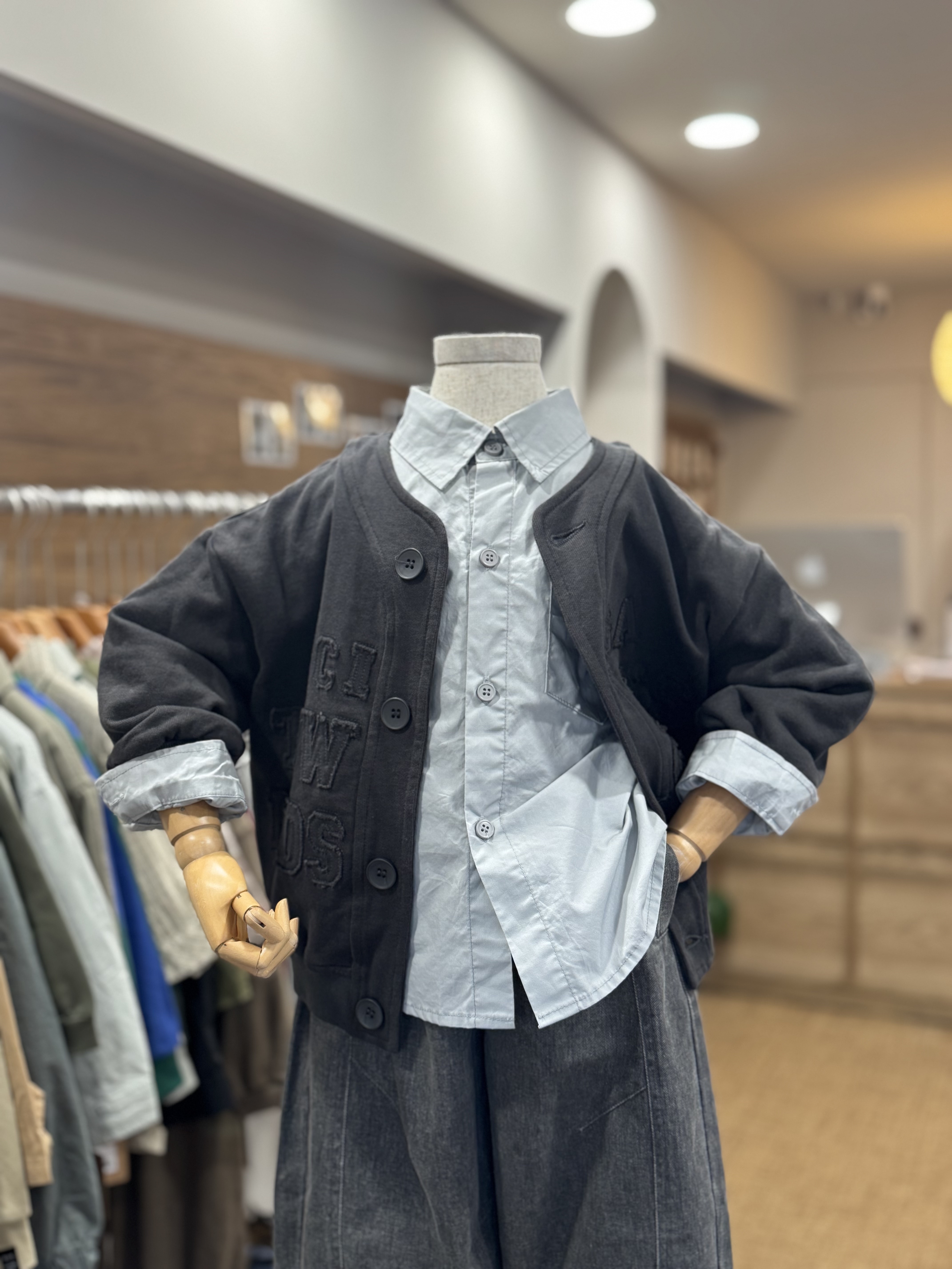 A02913滑面料襯衫