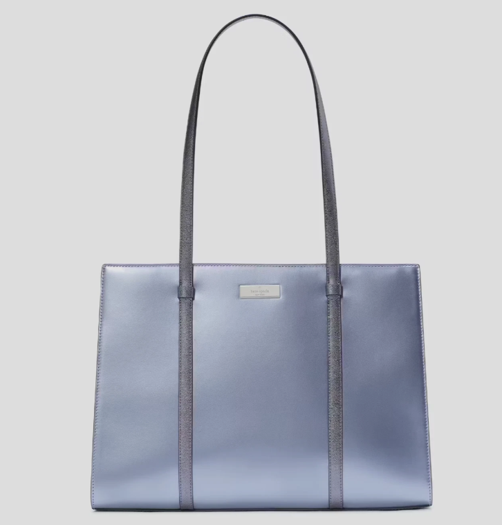 [S] KATE SPADE KI957 KENZIE PATENT FABRIC GIFTING TOTE,CANDIED FL, 196021555053 (SKS1429)