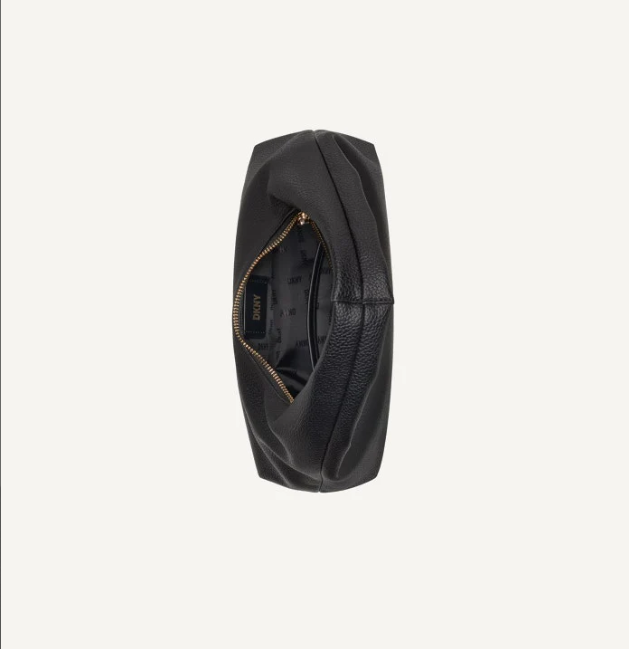 [S] DKNY INESSA HOBO,BLACK/GOLD, 755404971165 (SD622)