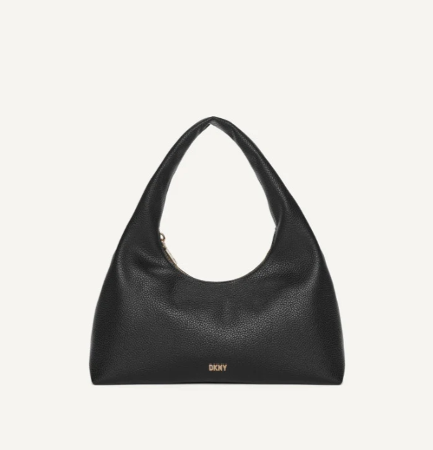 [S] DKNY INESSA HOBO,BLACK/GOLD, 755404971165 (SD622)