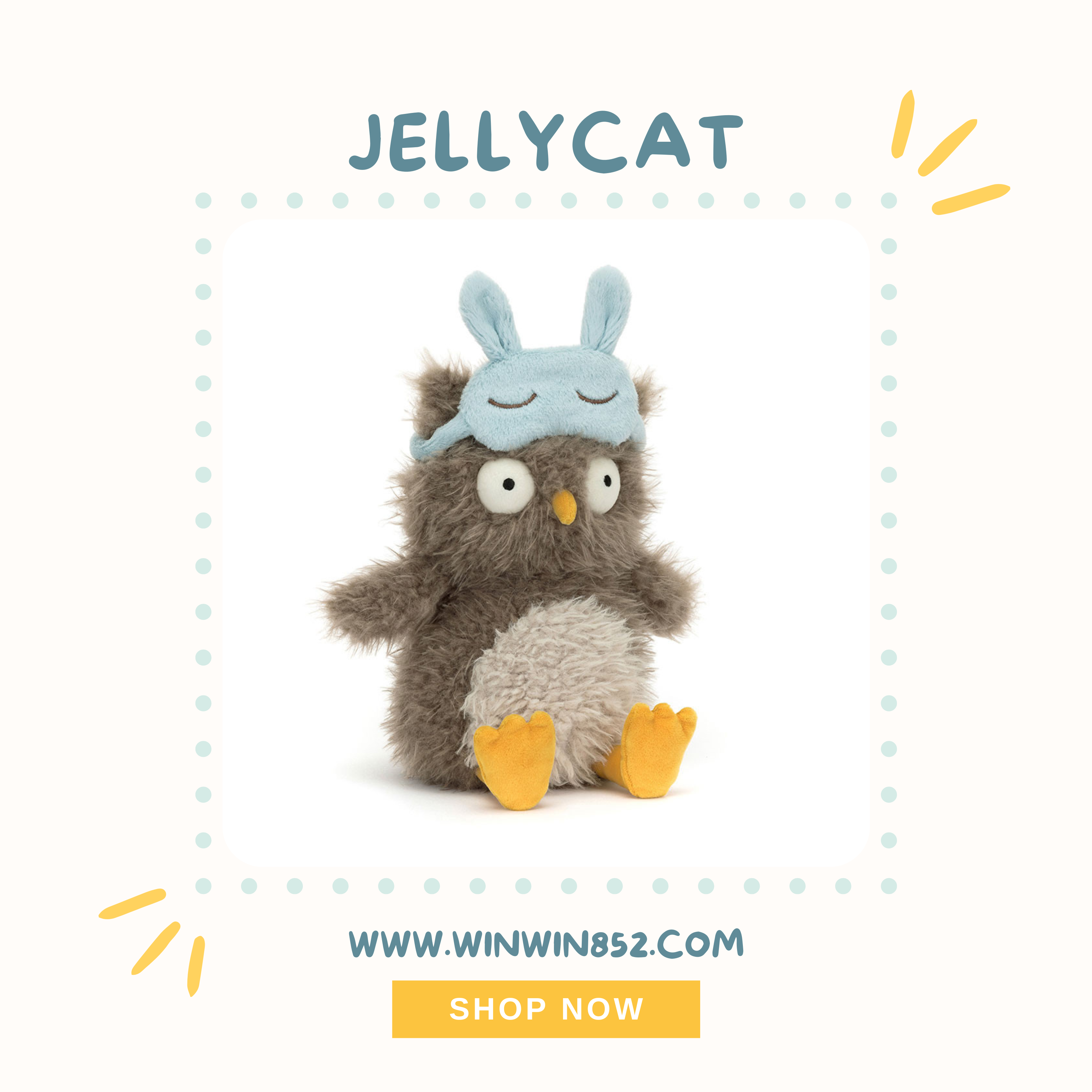 Jellycat Audrey Hootsoftly