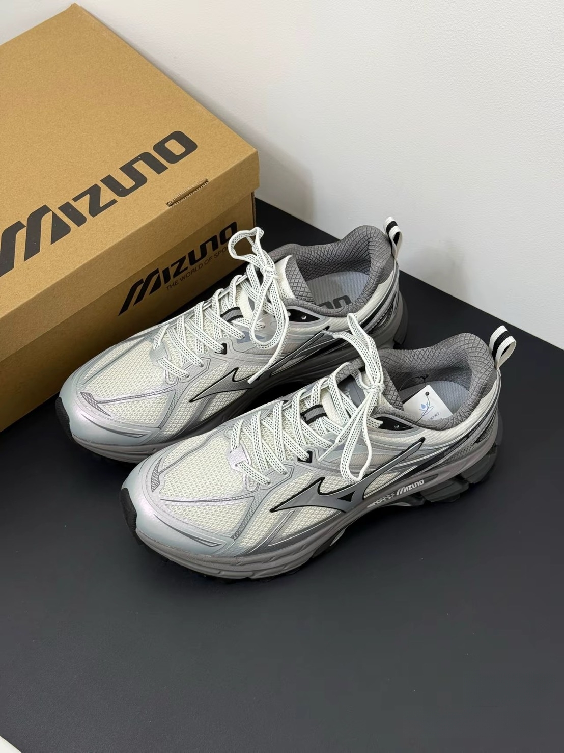 Mizuno Halo Mix TL 復古 防潑水 白灰 D1GH251202